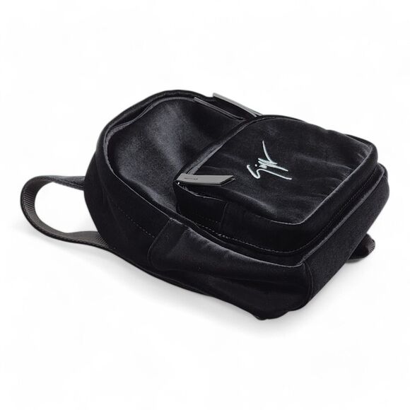 Giuseppe Zanotti Kilo XS Mini Backpack - Velvet - Black - $950 - Picture 4 of 6